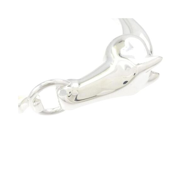 Pre Loved Hermes Horse Head Cuff Bangle Women Silver Bracelets - Picture 2 of 3